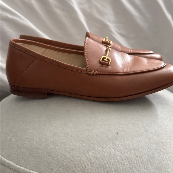 Sam Edelman Men's Cognac Leather Horsebit Loafers - Picture 2 of 7